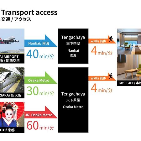Bijou Suites Ai โอซาก้า ภายนอก รูปภาพ